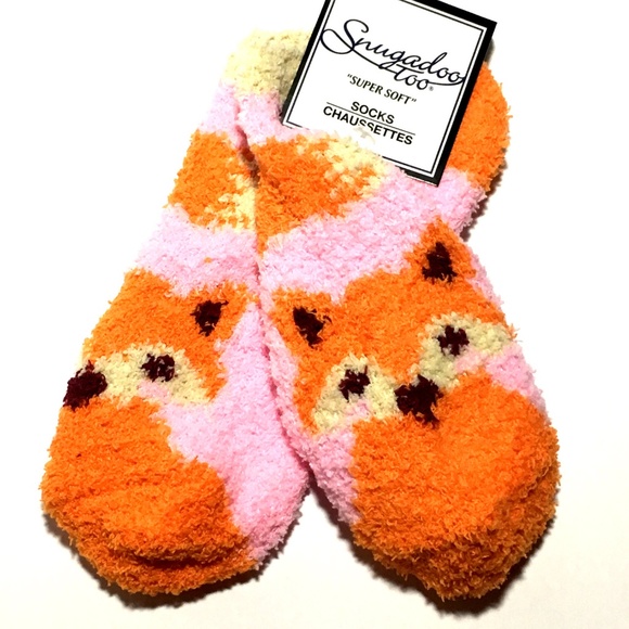 Accessories Fun Fuzzy Fox Footie Slipper Socks Poshmark